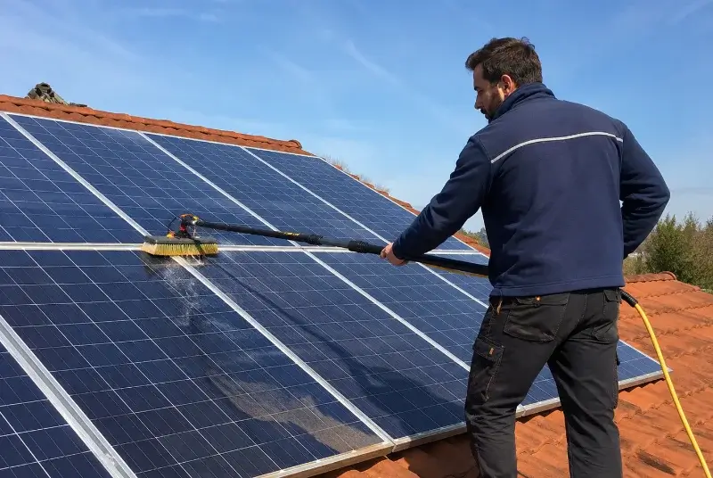 Nettoyage et entretien de panneaux solaires au Cateau-Cambrésis