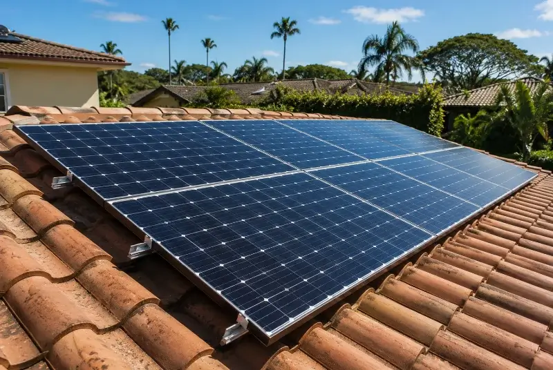 Installation de panneaux solaires au Cateau-Cambrésis